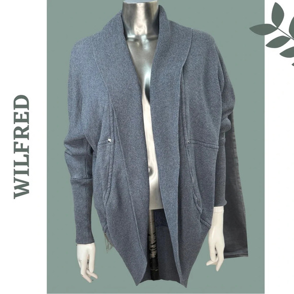 Wilfred (Aritzia) Cocoon Cardigan – Indigo Blue, Women’s Small - Picture 4 of 8